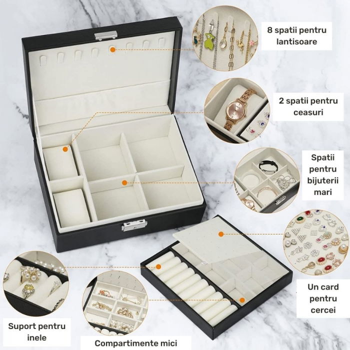 Cutie de bijuterii, 23x17.5x8.5cm, Sunrise [6]