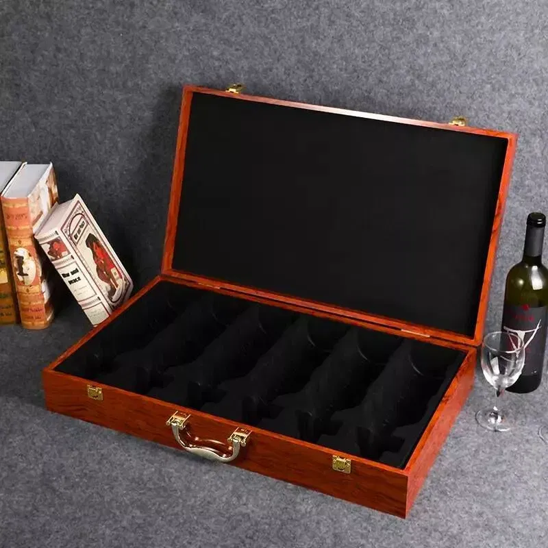 Cutie de vin XXL Wood Deluxe pentru 6 sticle Supreme [3]