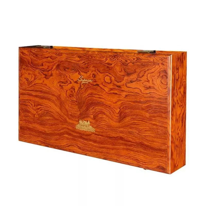 Cutie de vin XXL Wood Deluxe pentru 6 sticle Supreme [8]