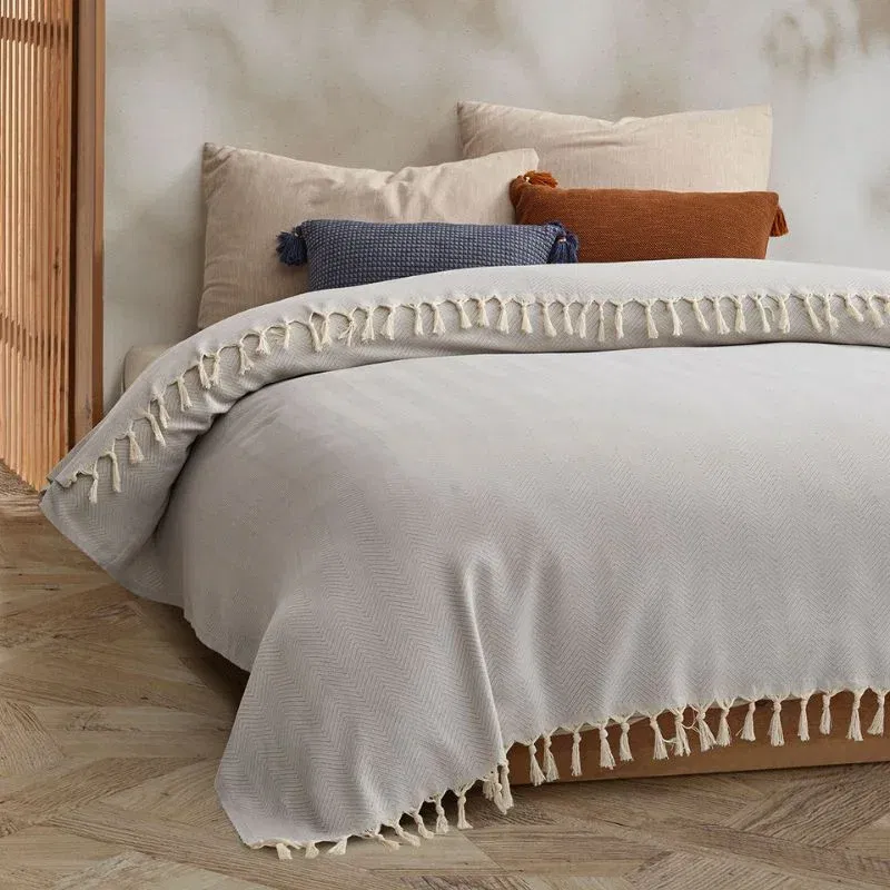 Cuvertura matlasata Ermes - Gri deschis, 200x230 cm [1]