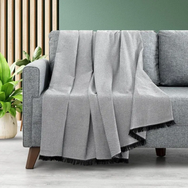 Cuvertura matlasata Lalin - Gri, 200x200 cm [1]