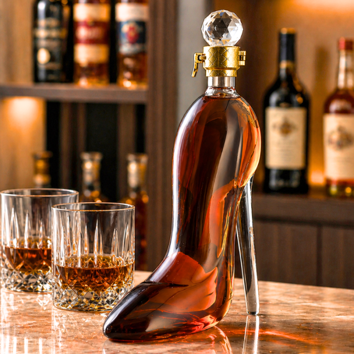 Decantor bauturi Glam Heel, 750 ml [1]