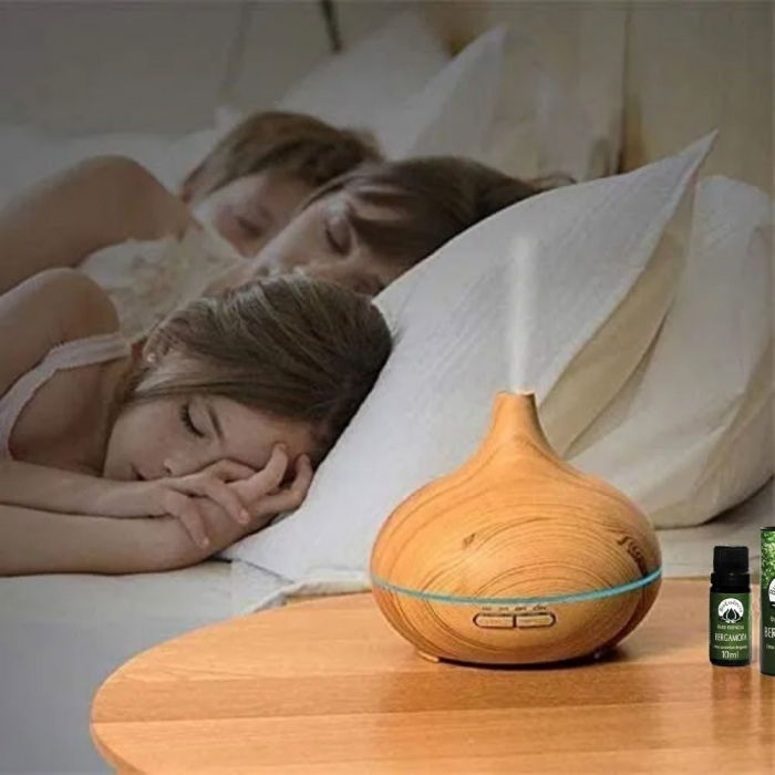 Difuzor Aromaterapie uleiuri esentiale 7 culori, 400 ml [5]