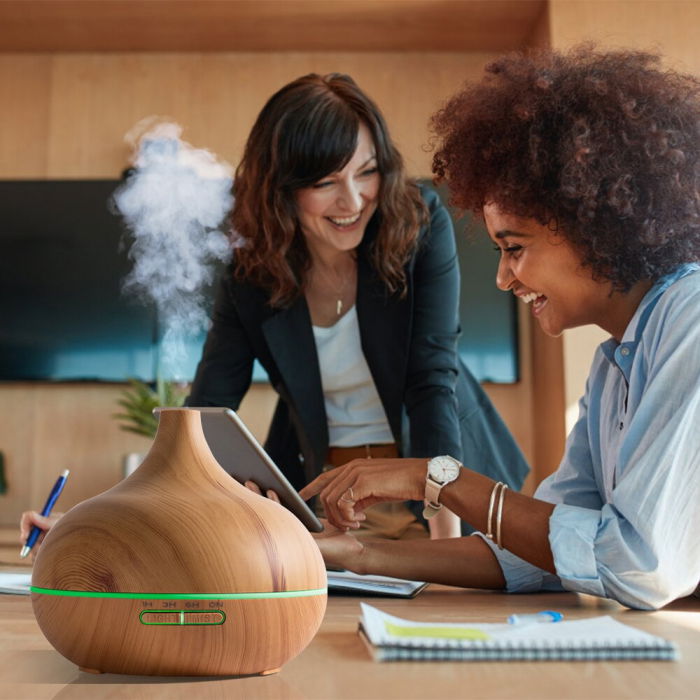 Difuzor Aromaterapie uleiuri esentiale 7 culori, 400 ml [2]