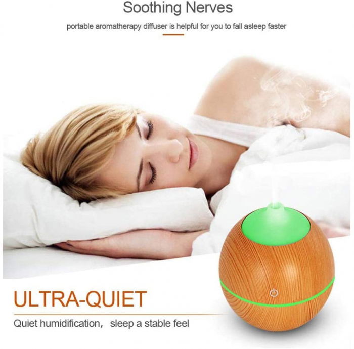 Difuzor Aromaterapie uleiuri esentiale lacrima 7 culori, 130 ml [3]