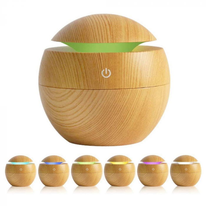 Difuzor Aromaterapie uleiuri esentiale sfera 7 culori, 130 ml [7]