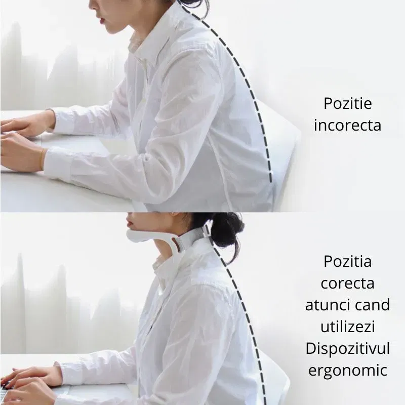 Suport Cervical Reglabil pentru Gat – Corector Postura si Relaxare [4]