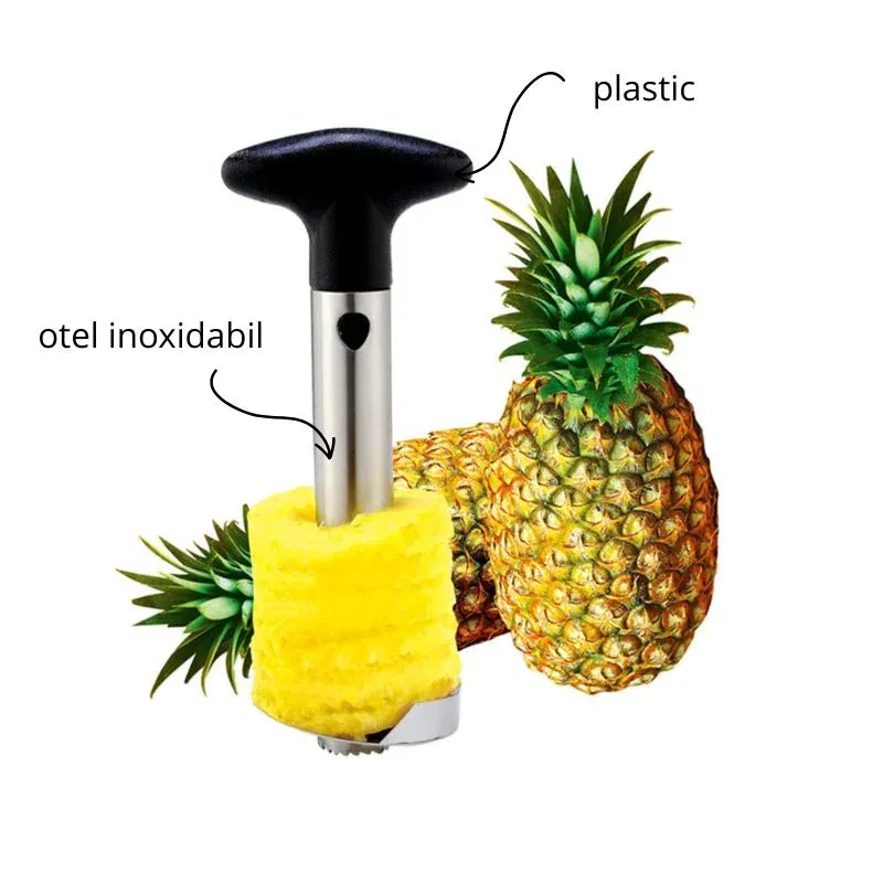 Dispozitiv feliator si curatator ananas [8]