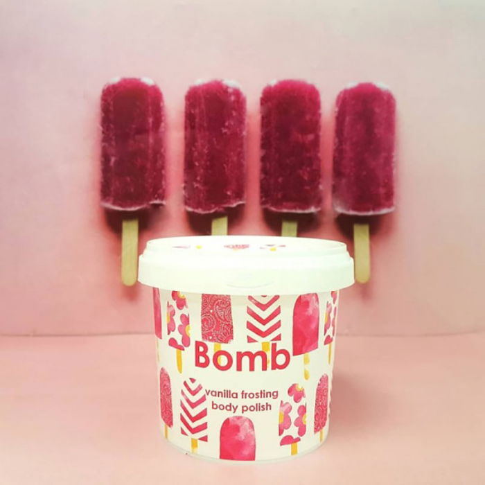 Exfoliant corp particule fine Vanilla Frosting Bomb Cosmetics [2]