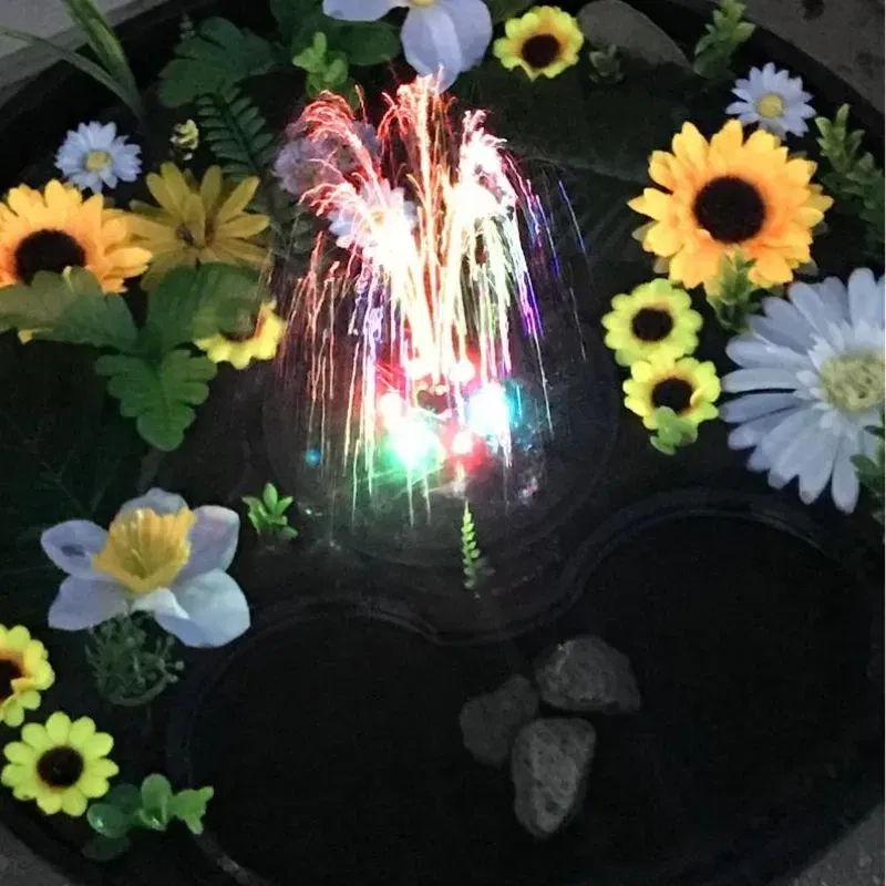 Fantana solara plutitoare cu LED [4]