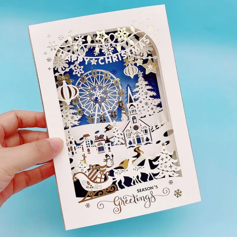 Felicitare de Craciun 3D Magia Sarbatorilor [2]