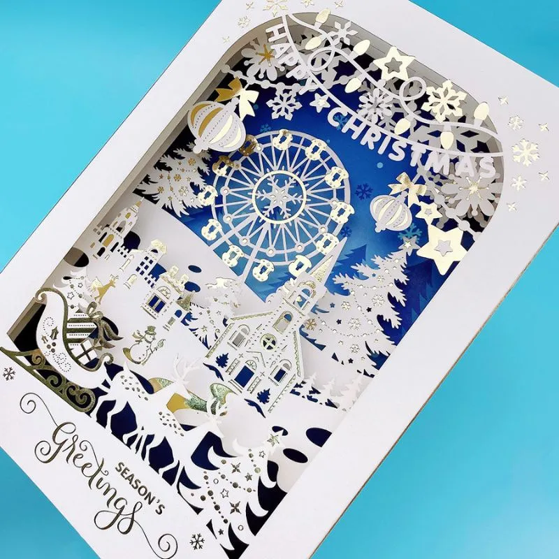 Felicitare de Craciun 3D Magia Sarbatorilor [5]