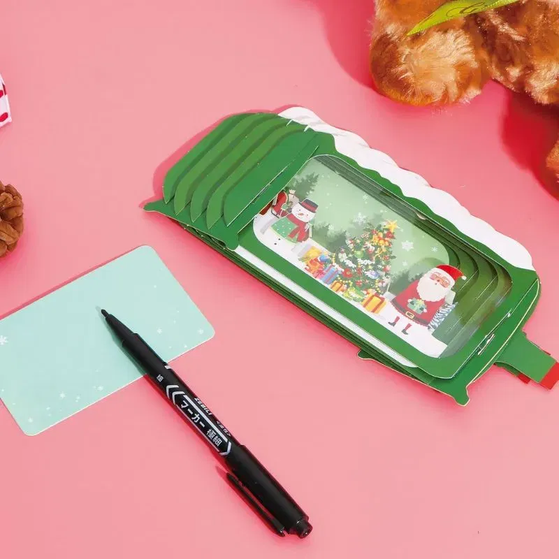 Felicitare de Craciun 3D Scrisoare in Sticla [5]