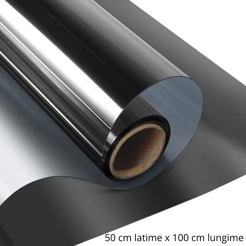 Folie reflexiva pentru geamuri, cu efect de oglinda si protectie solara [12]