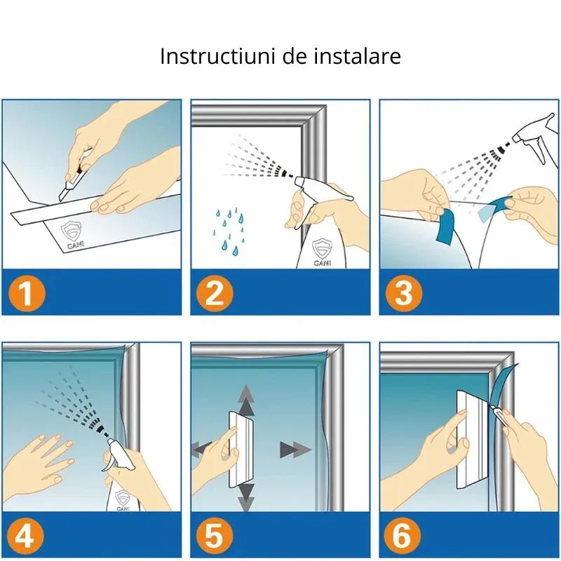 Folie reflexiva pentru geamuri, cu efect de oglinda si protectie solara [9]