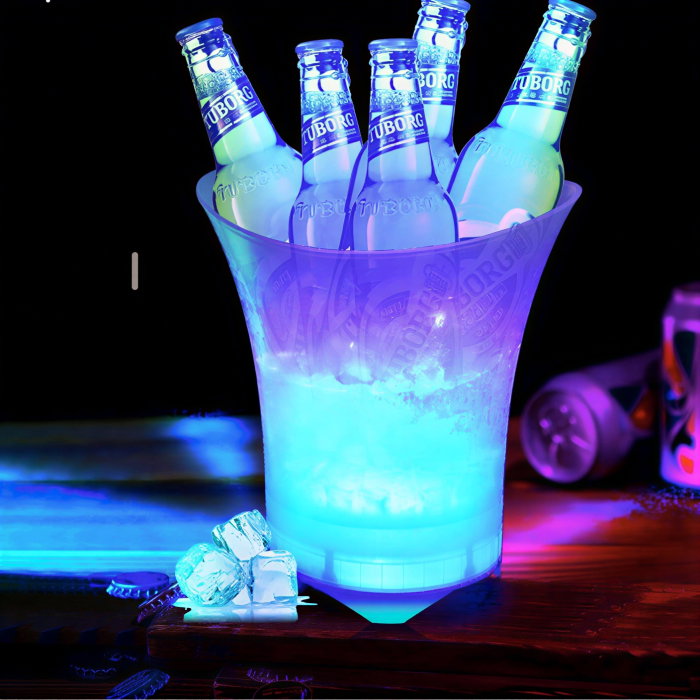 Frapiera cu iluminare LED si boxa Bluetooth, 7 L [7]