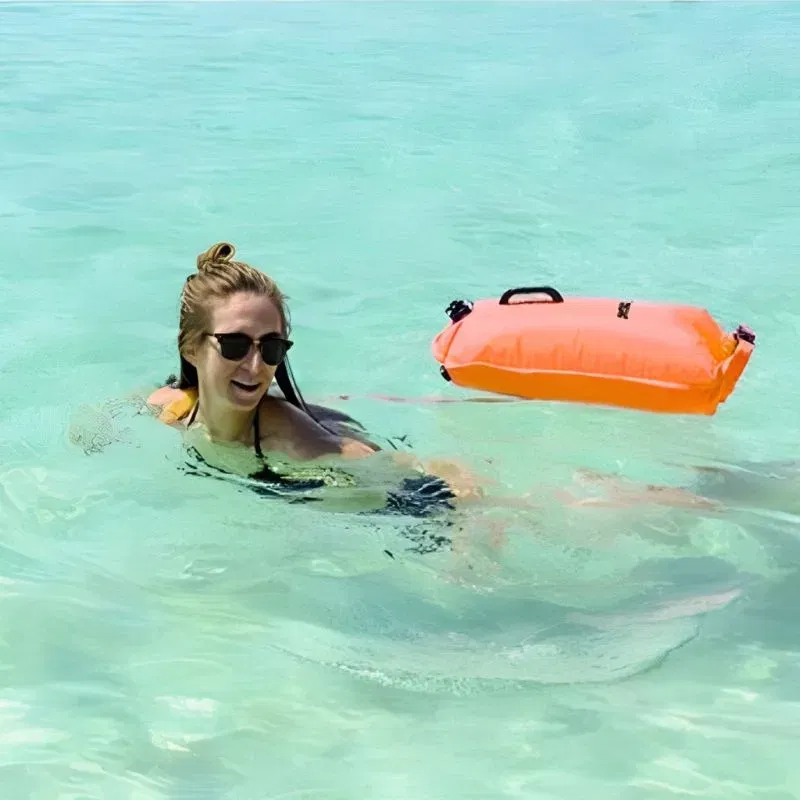 Geanta gonflabila 2 in 1 cu buzunar de depozitare [2]