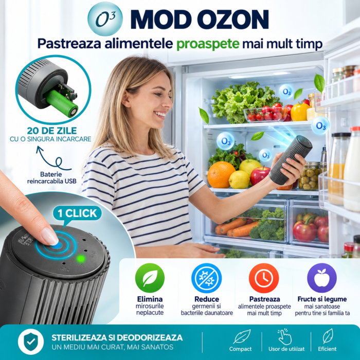 Generator de Ozon portabil Dual Mode [3]