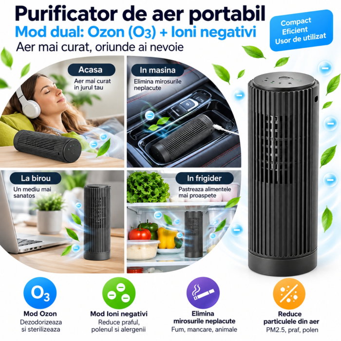 Generator de Ozon portabil Dual Mode [6]