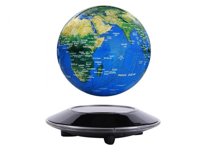 Glob magnetic plutitor cu iluminare LED XXL [2]