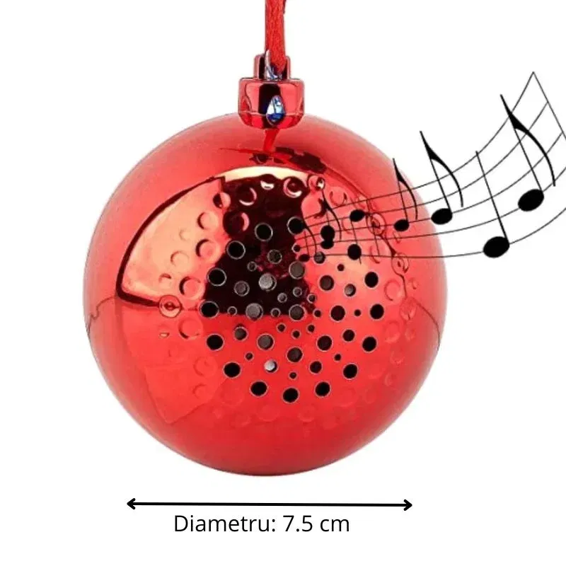 Mini Boxa Portabila cu Bluetooth, Glob de Craciun [13]