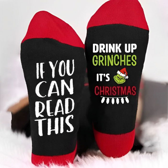 Grinch Socks Sosete Amuzante de Craciun [1]