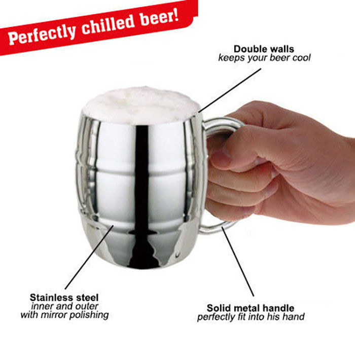 Halba de bere cu racire Iron Chiller, 400 ml [5]