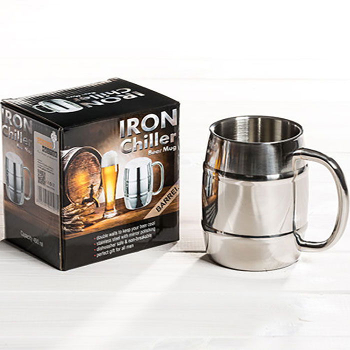 Halba de bere cu racire Iron Chiller, 400 ml [8]