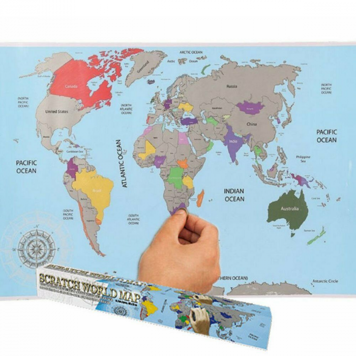 Harta razuibila a Lumii, 88 x 52 cm [7]