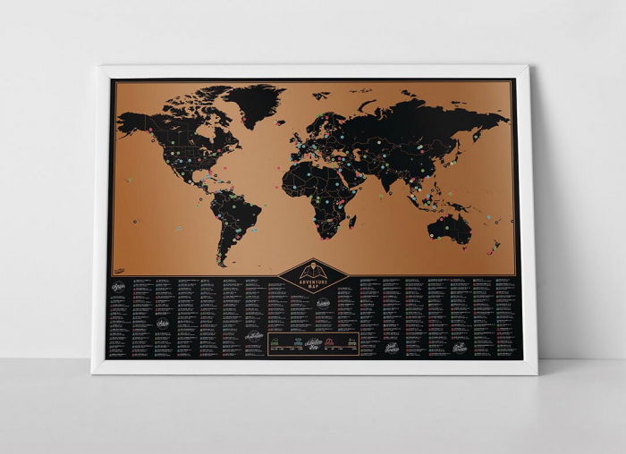 Harta razuibila Bucket List - Originala Luckies [2]