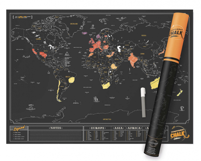 Harta razuibila inscriptionabila cu creta - Originala Luckies [8]