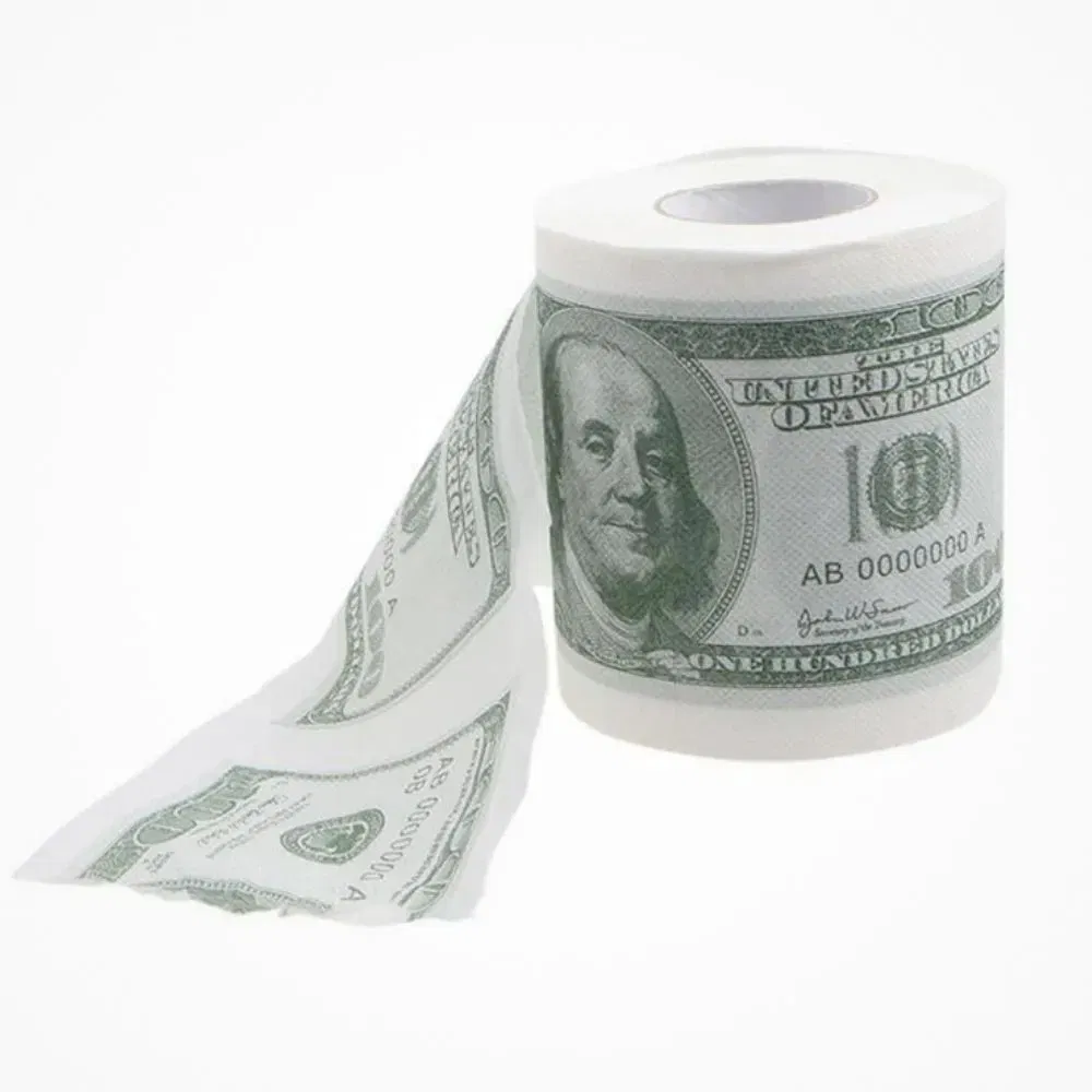 Hartie igienica amuzanta 100 Dolari [7]