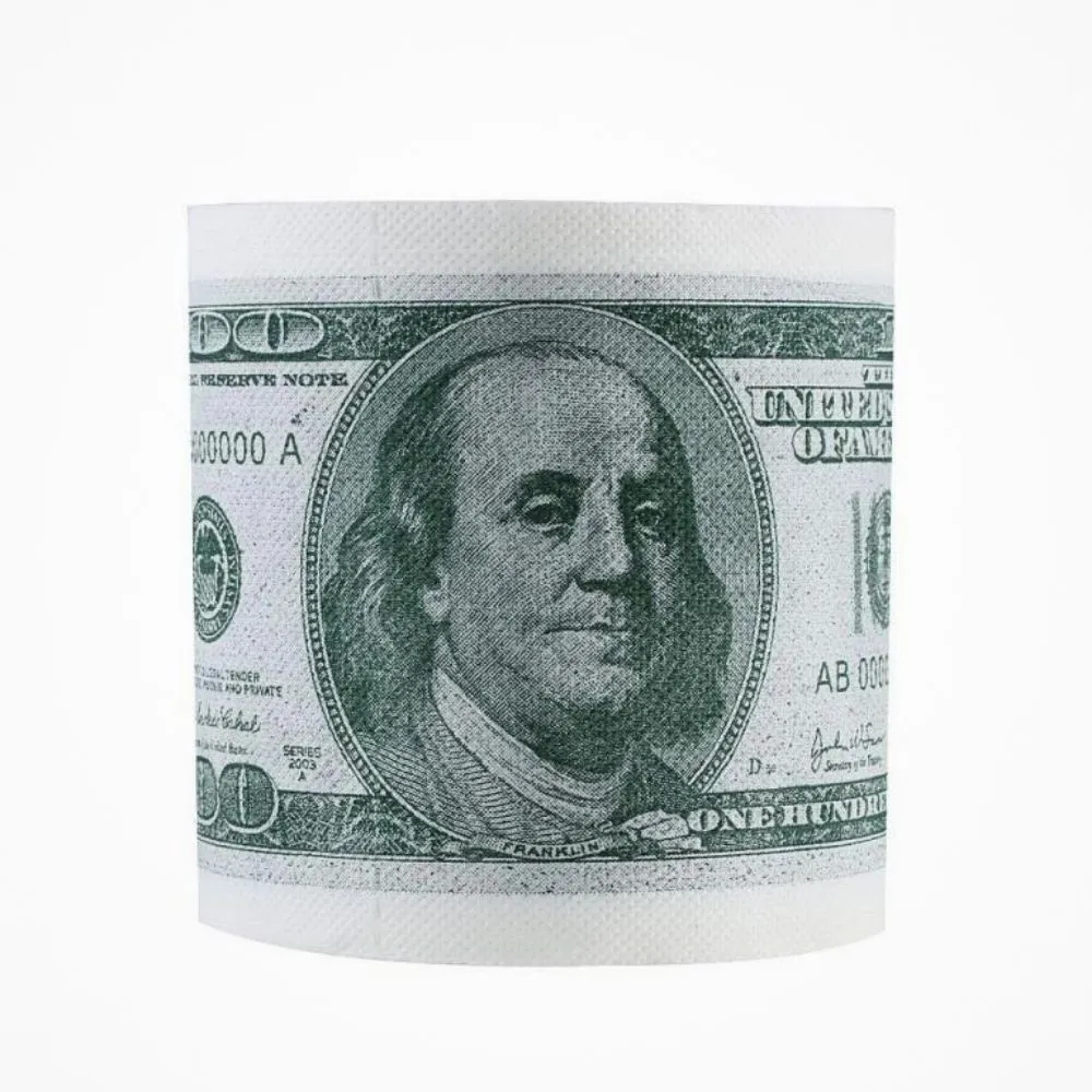 Hartie igienica amuzanta 100 Dolari [5]