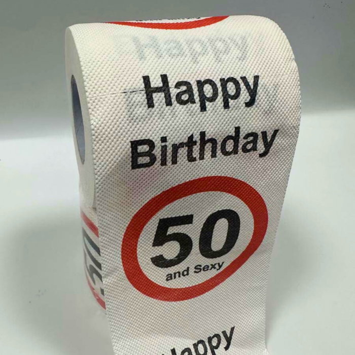 Hartie igienica amuzanta Aniversare 50 de ani [5]