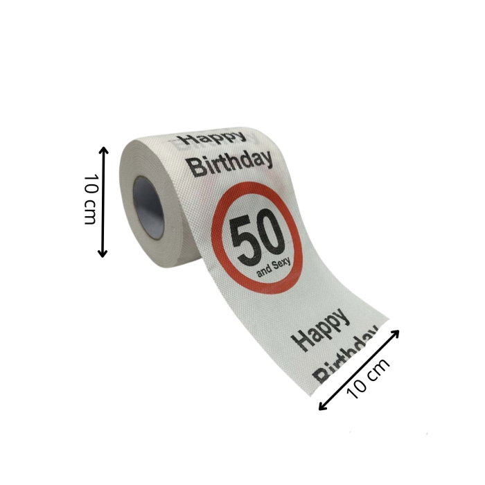 Hartie igienica amuzanta Aniversare 50 de ani [8]