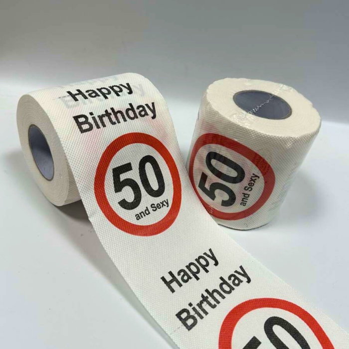 Hartie igienica amuzanta Aniversare 50 de ani [6]