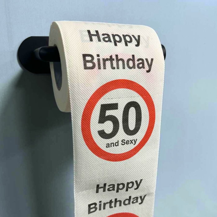 Hartie igienica amuzanta Aniversare 50 de ani [2]