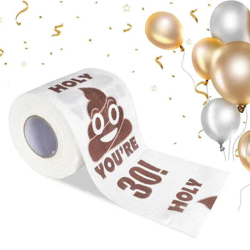 Hartie igienica cu mesaj Funny Aniversare 30 de ani [8]