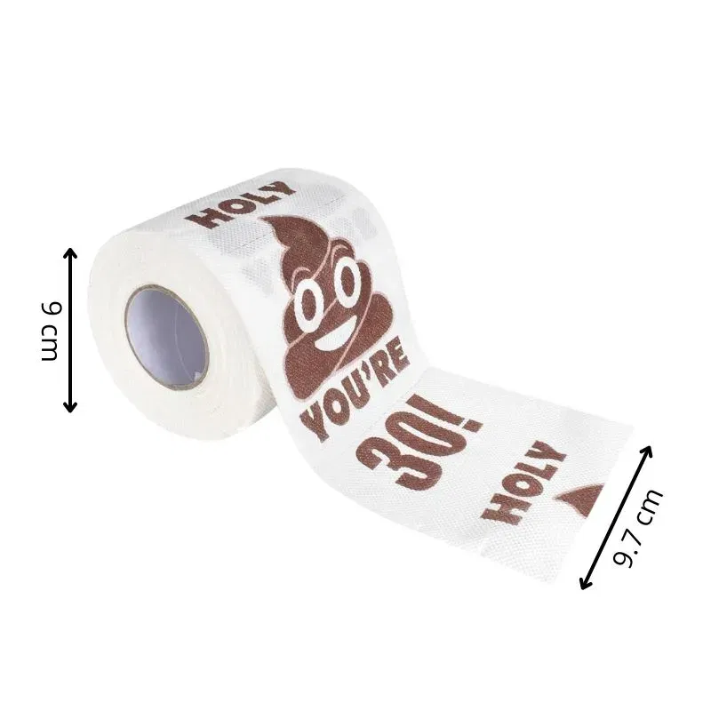 Hartie igienica cu mesaj Funny Aniversare 30 de ani [9]