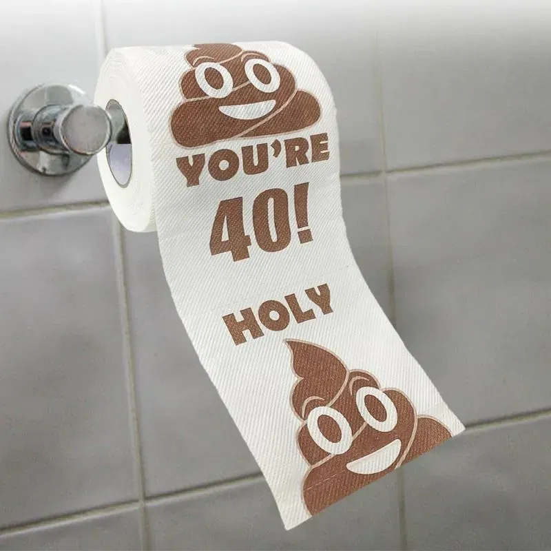Hartie igienica cu mesaj Funny Aniversare 40 de ani [1]