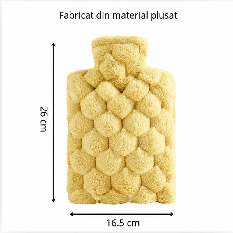 Incalzitor de maini Pufos Galben [6]
