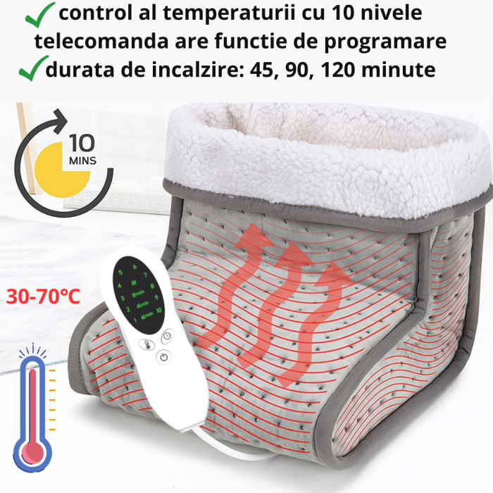 Incalzitor picioare Cizma electrica dubla [4]