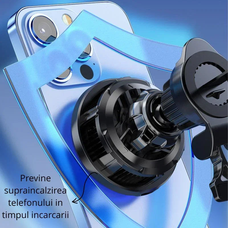 Incarcator wireless auto MagSafe 15W, magnetic [7]