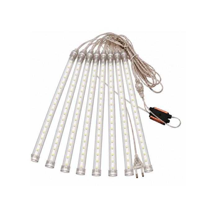 Instalatie luminoasa LED Ploaie de Meteori, 8 Tuburi de 30 cm [8]