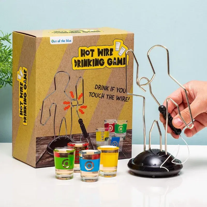 Joc de baut cu 4 pahare Hot Wire [3]