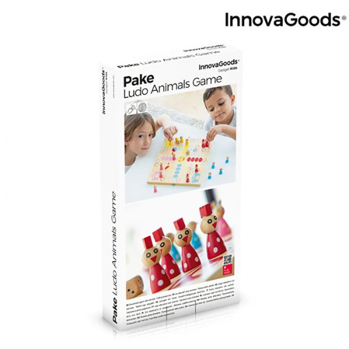 Joc din lemn educativ Pake Animals, 18 piese [9]