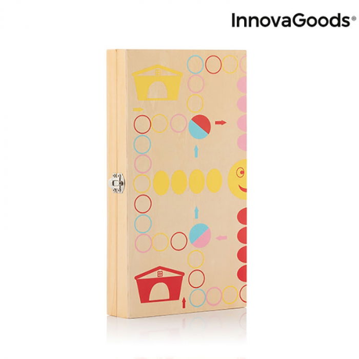 Joc din lemn educativ Pake Animals, 18 piese [8]