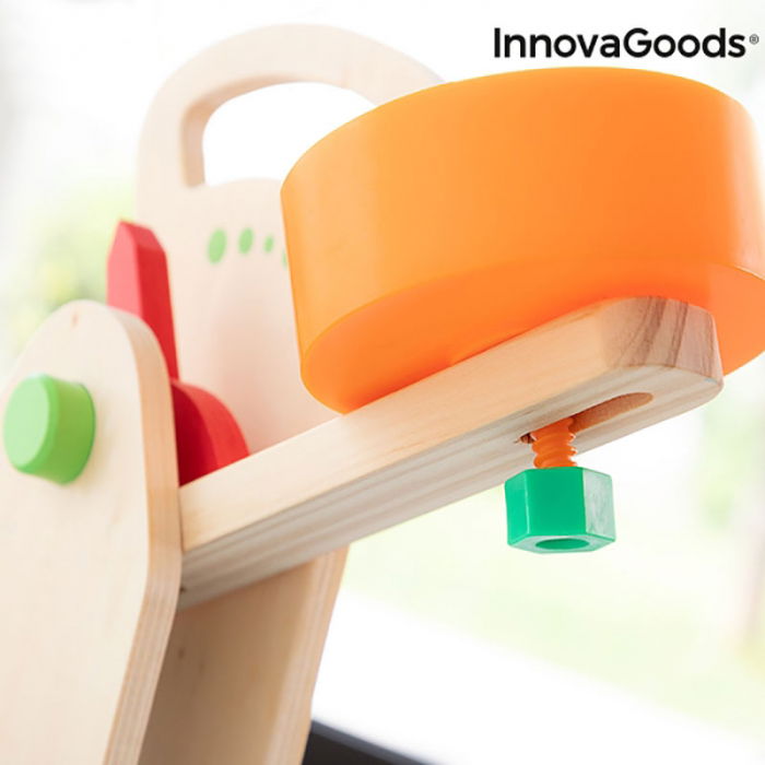 Joc educativ Cantar din lemn, 9 piese [6]