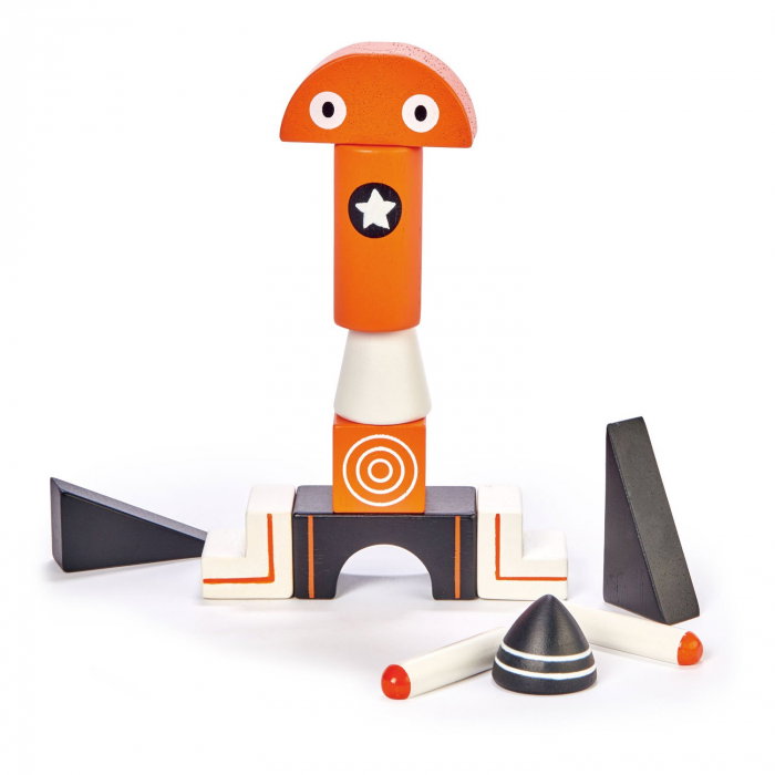 Joc magnetic din lemn Aventuri in Galaxie, 12 piese [5]