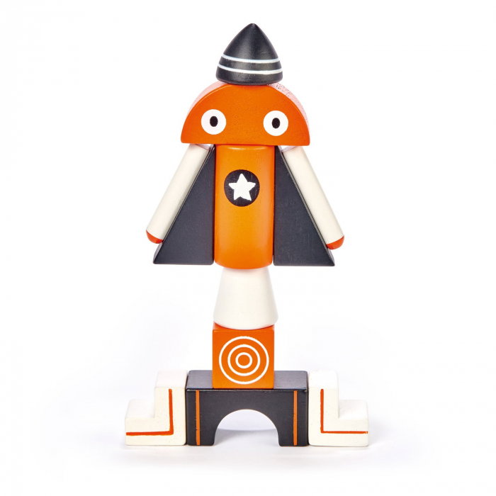 Joc magnetic din lemn Aventuri in Galaxie, 12 piese [3]